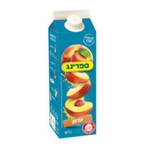 ספרינג אפרסק קרטון 1 ליטר