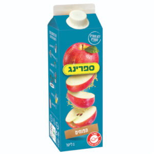 ספרינג תפוחים קרטון 1 ליטר