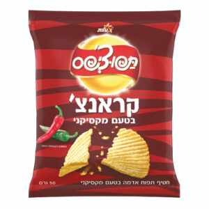 עלית תפוצ’יפס קראנצ’ בטעם מקסיקני 50 גרם